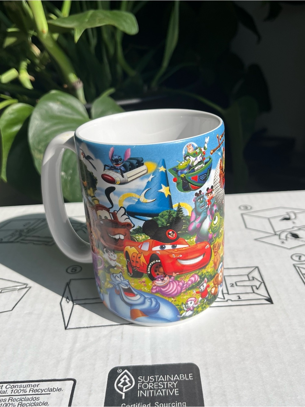 Disney World Character Ceramic Mug Multicolor “Grandma”